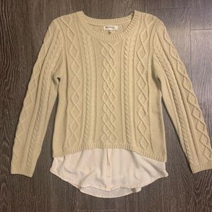 Cream sweater